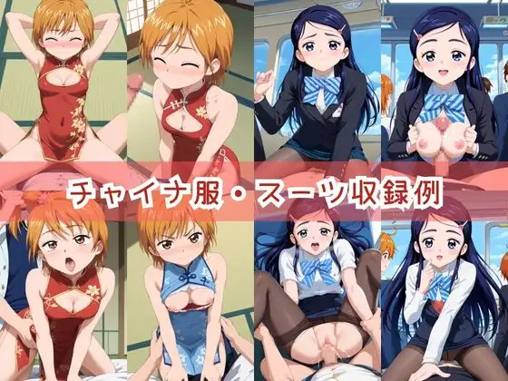 【コスプレ】美○なぎさ＆雪○ほのかと紡ぐ子作り中出しSEX三昧生活 サンプル画像 6