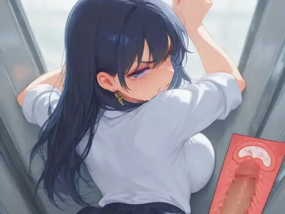 電車内で制服ギャルに痴●中出しイラスト集 ジャケット画像
