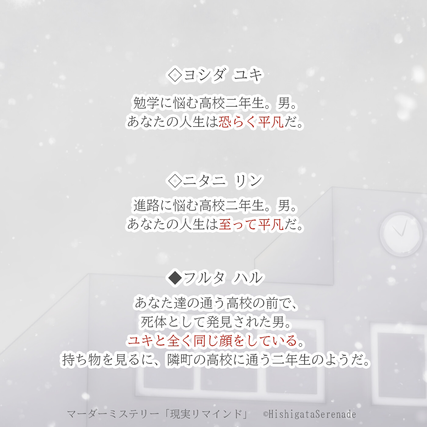 2人用GMレスマーダーミステリー「現実リマインド」 サンプル4