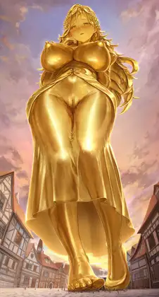 巨大化して黄金像になった酒場の歌姫は広場の女神として崇拝される ジャケット画像