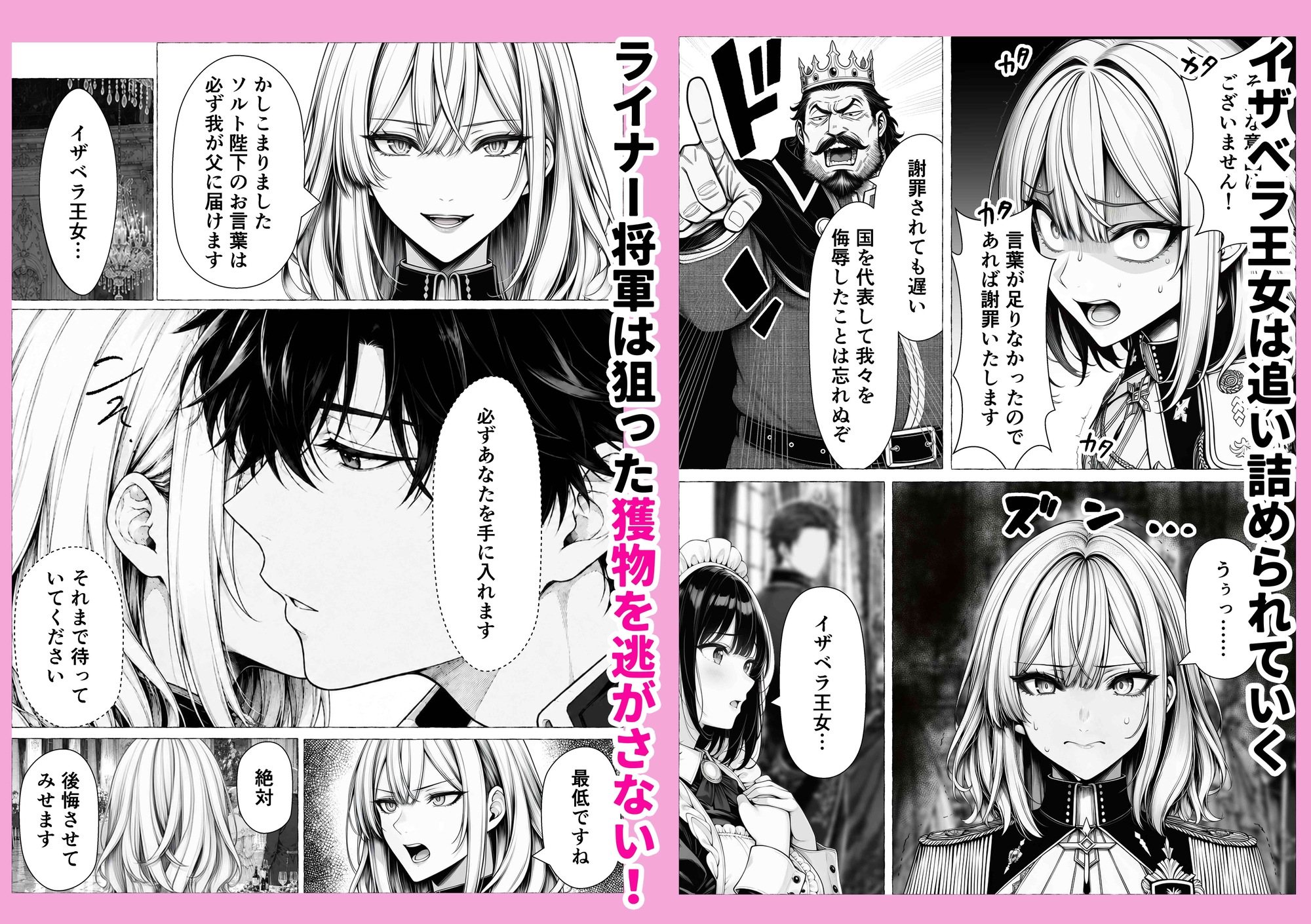 婚約者のいる敗戦国の王女が、信じた侍女に裏切られ気高い誇りごと男に堕とされるまで サンプル5