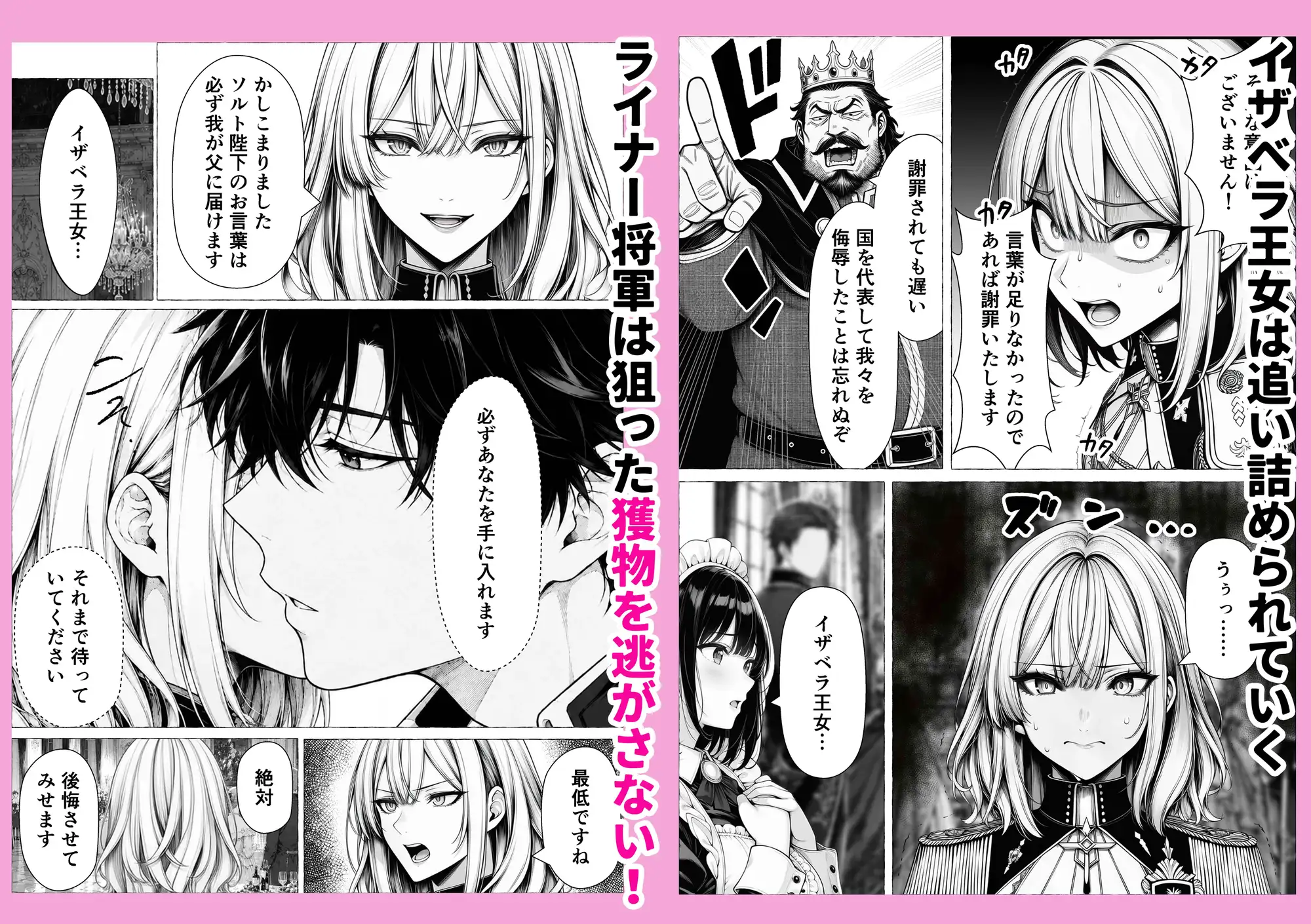 婚約者のいる敗戦国の王女が、信じた侍女に裏切られ気高い誇りごと男に堕とされるまで サンプル画像 5