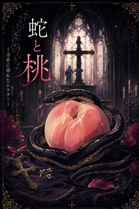 蛇と桃