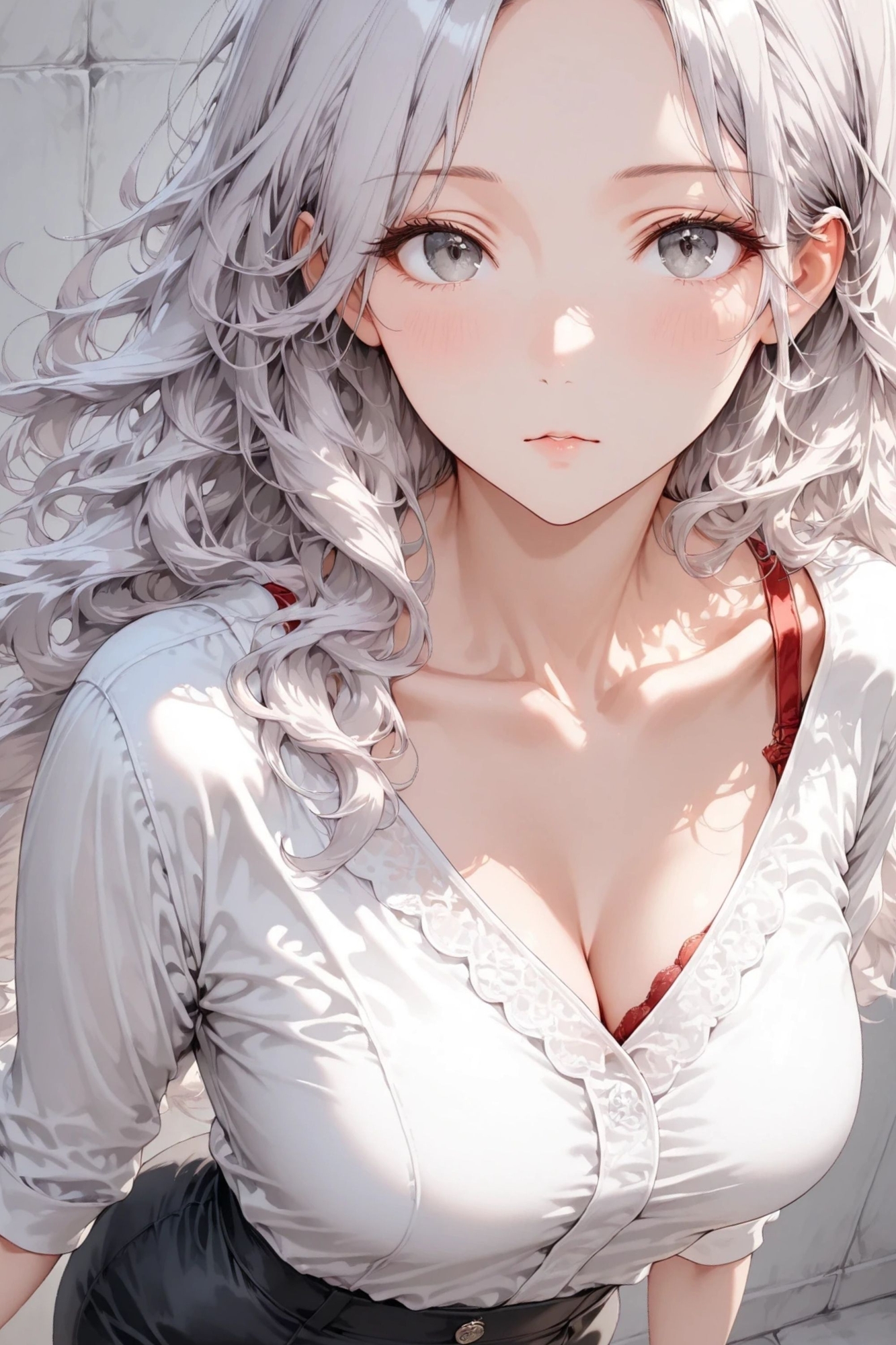 紫苑 - 白い壁 - ヌードイラスト集 4