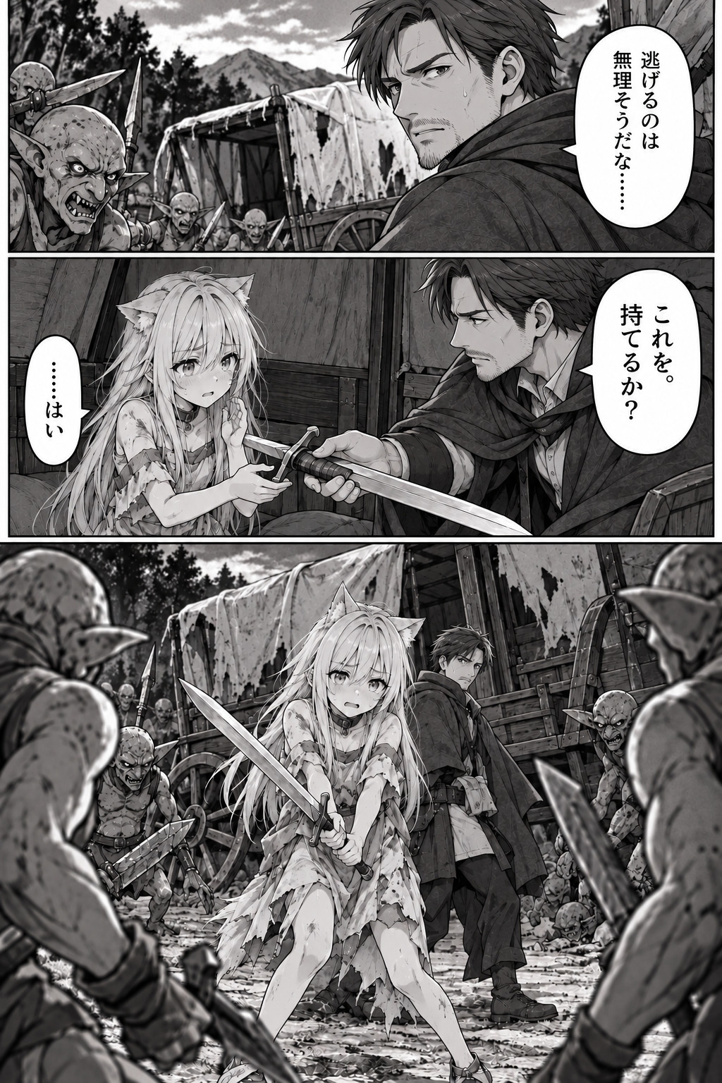 【第1話】社畜だけど転移先の異世界で【ジョブ設定スキル】を駆使して世界滅亡の危機に立ち向かう ～【最強ハーレム】を築くまで、俺は止まらねぇからよぉ！～-7