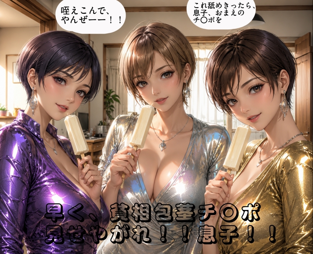 母子相姦ママがいっぱい 2 おしゃぶりママズ - サンプル8