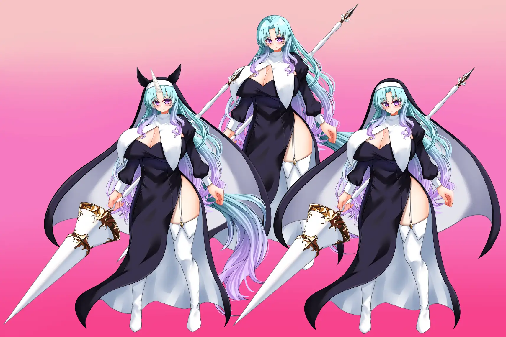 立ち絵素材 ユニコーン サンプル画像 2