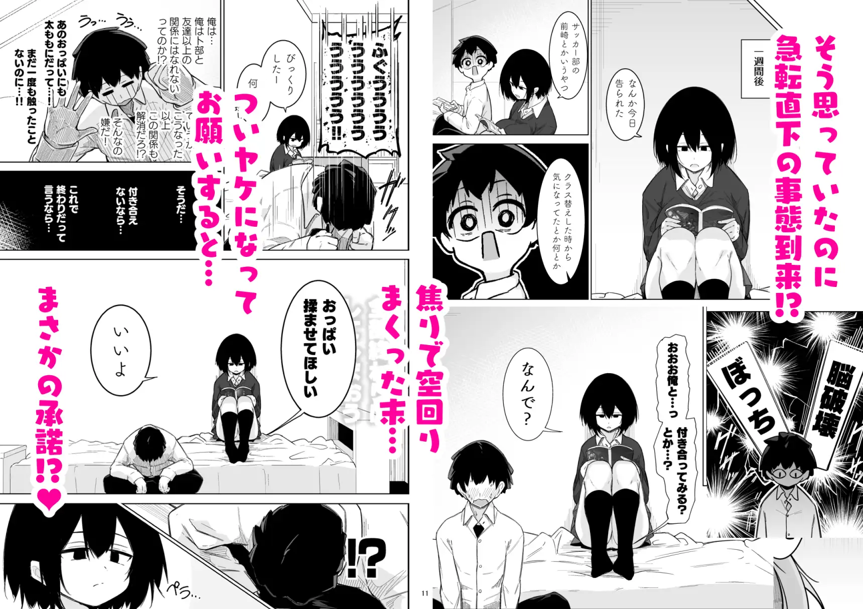 何でもしてくれるダウナー系女友達とドスケベ交尾する話 サンプル2