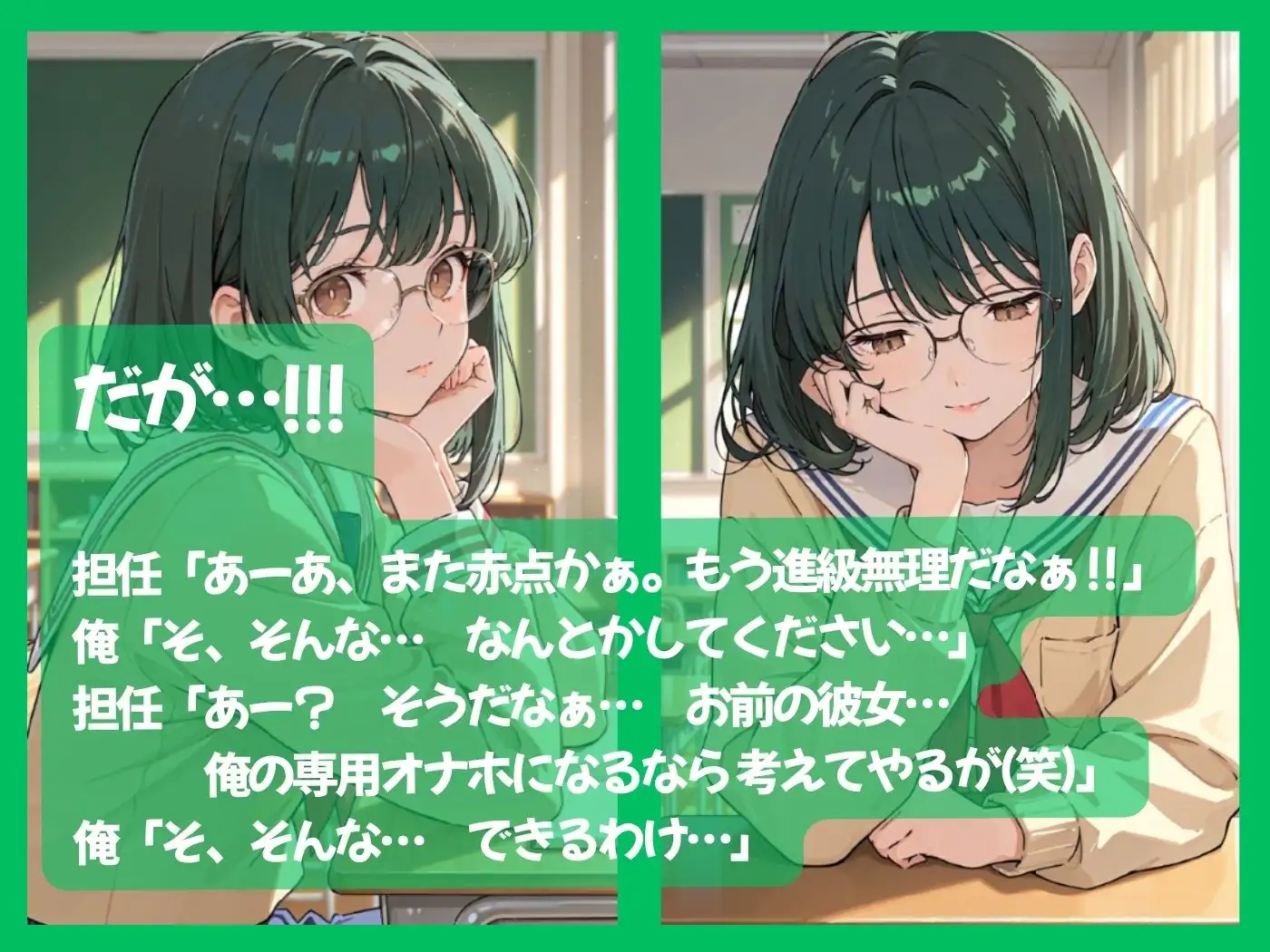 僕っ娘オタクな俺の彼女が担任教師のオナホになった件 サンプル画像 4