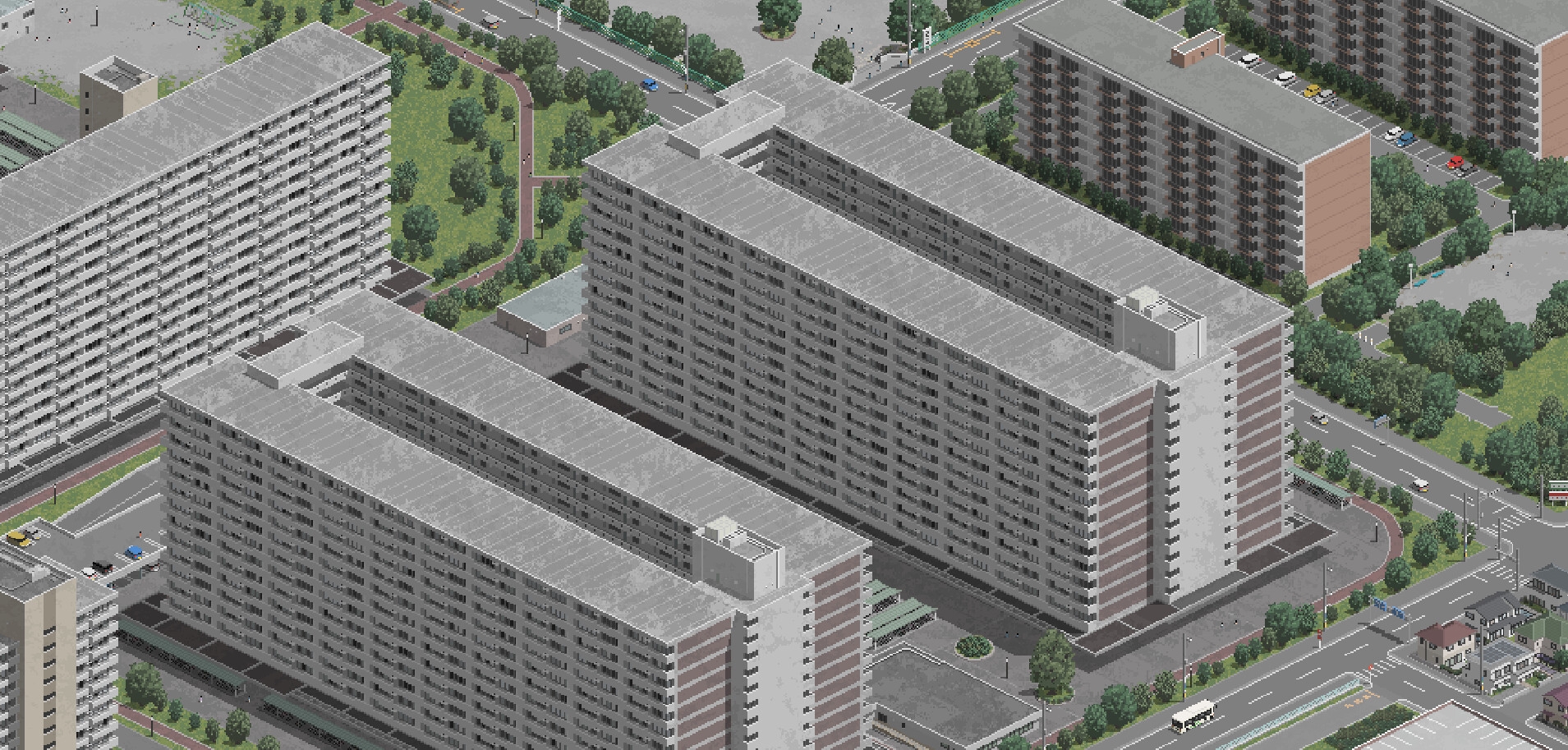 高密度マンションセットB