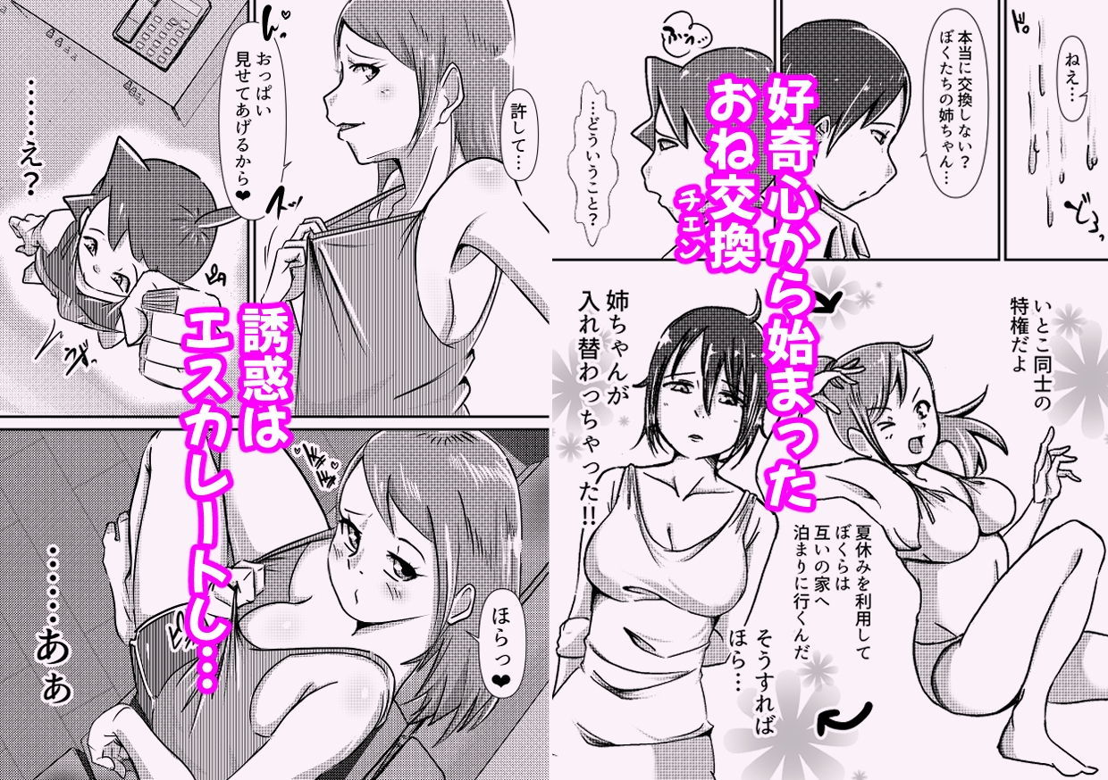 おねチェン いとこのオナニーで発情したおねえちゃん ぷにぷにボディで誘惑し包茎ちんちんを射精させまくるっ!!-2