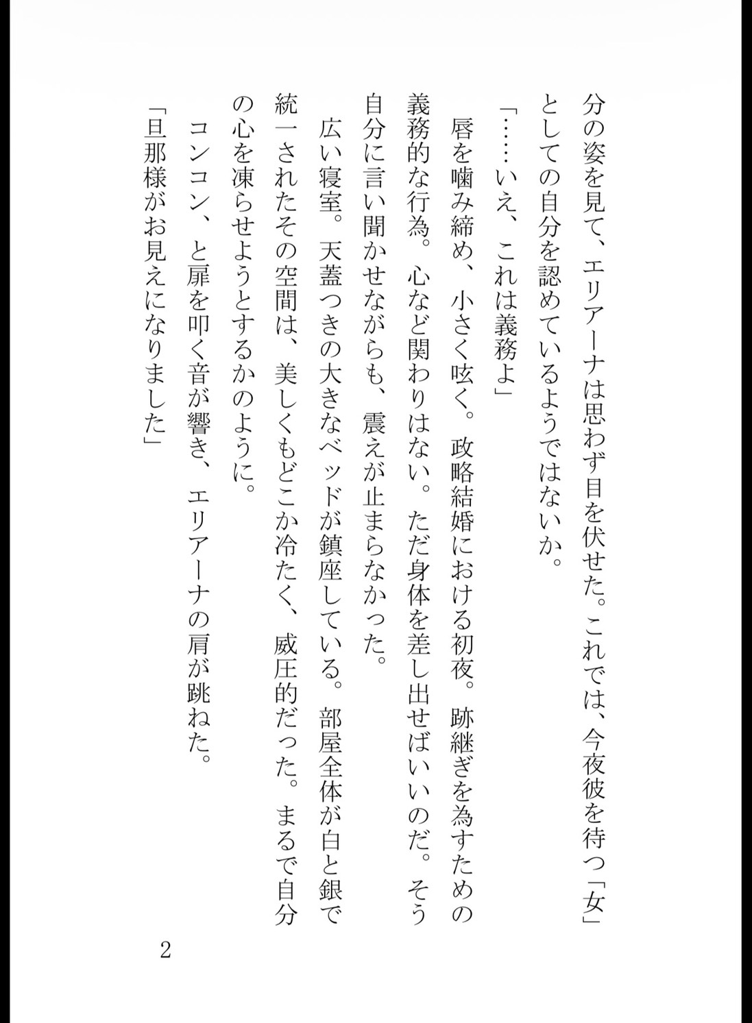 氷の公爵に拘束されて――気高き没落令嬢は毎夜の淫らな愛撫に抗えない サンプル3
