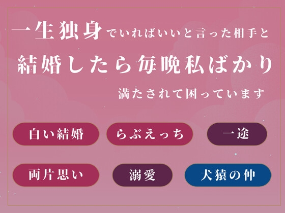 一生独身でいればいいと言った相手と結婚したら、毎晩私ばかり満たされて困っています