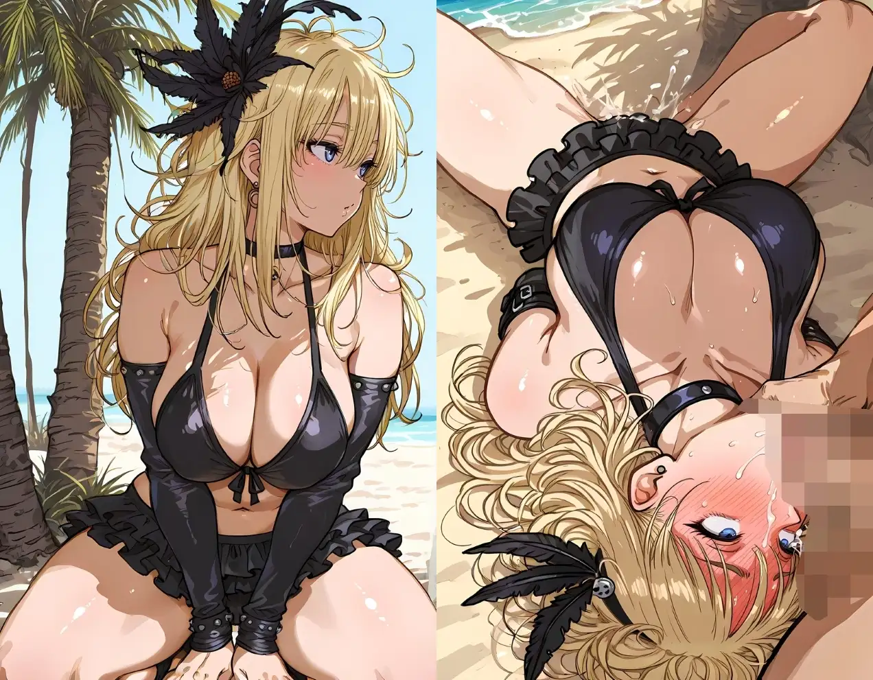 ゴス系元修道女とイチャコスエッチ サンプル画像 10