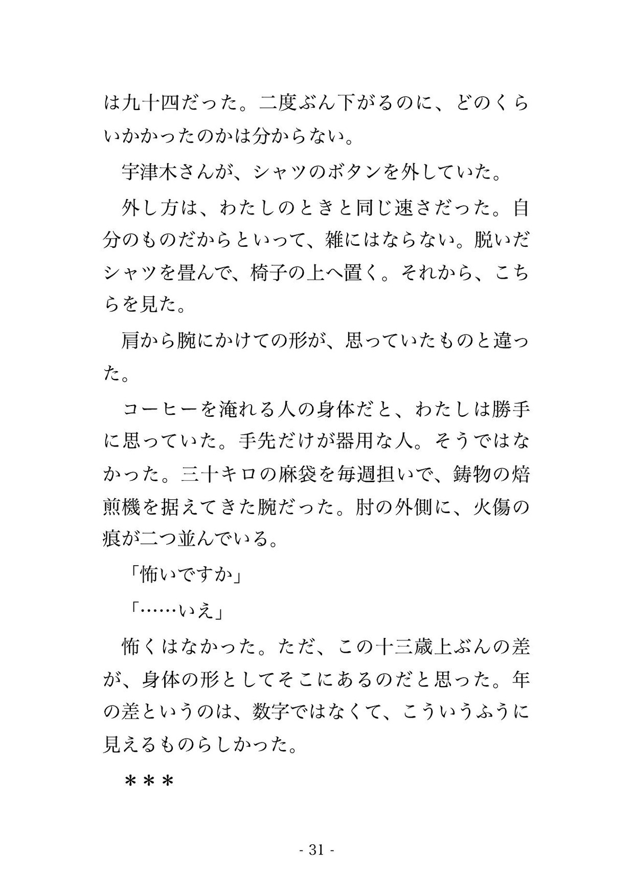 ガス漏れで防火扉が閉じた地下街の喫茶店に十三歳上の店主と閉じ込められ、始発まで動けない一晩をカウンターの内側で何度も貫かれ孕むまで注がれた常連客の話 サンプル7