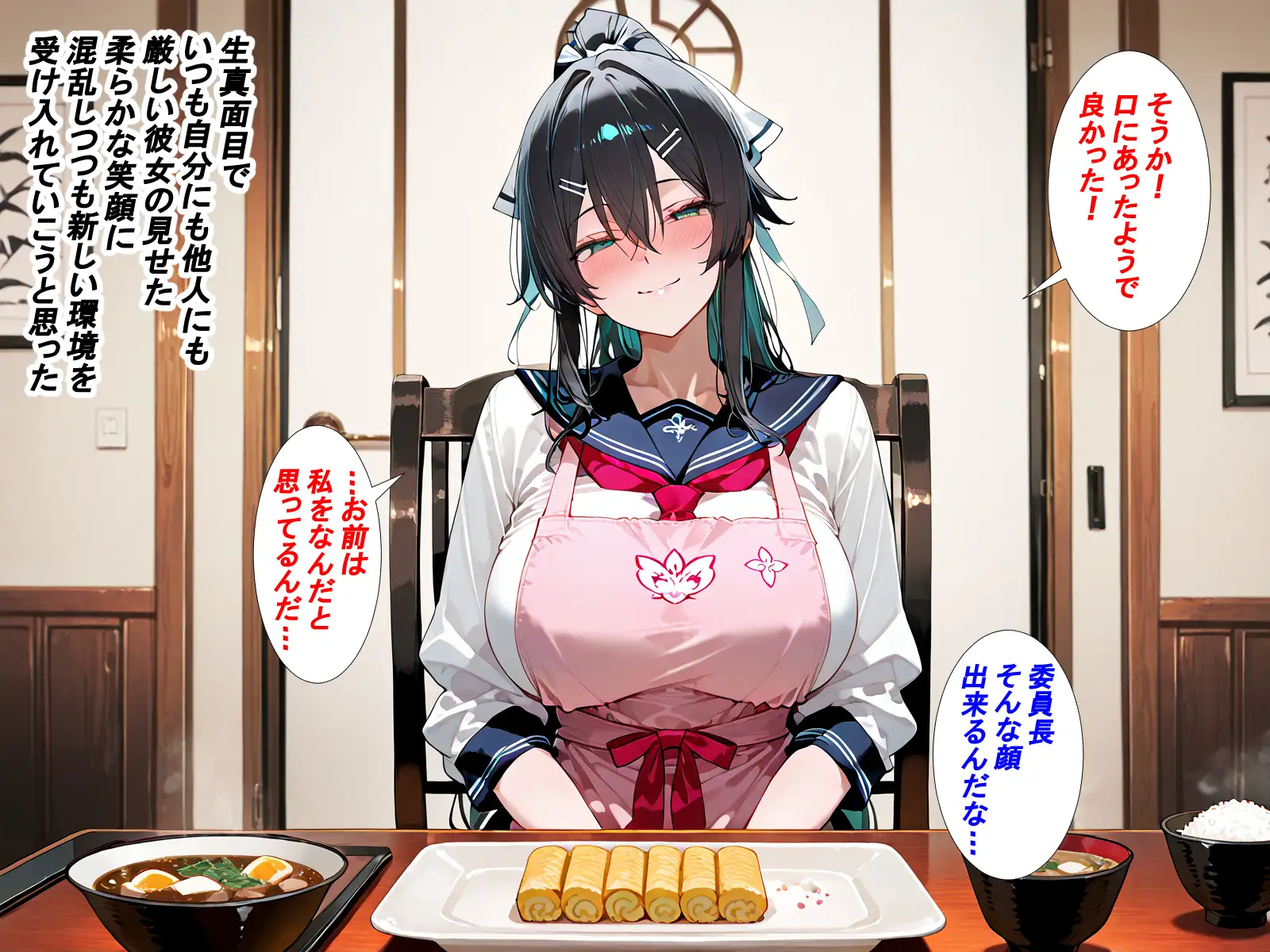 生真面目で凛々しい許嫁はアナルで性処理してくれる サンプル画像 5