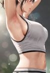 【AI生成】汗ばむ脇の下に釘付け！腕上げポーズ&美脇フェチCG集