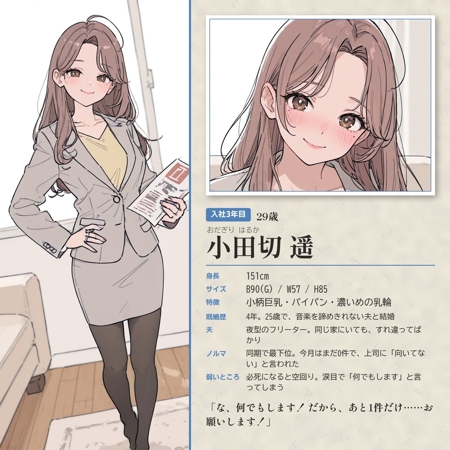 ノルマに困った人妻保険レディたちがお尻で契約を取りに来た話 8