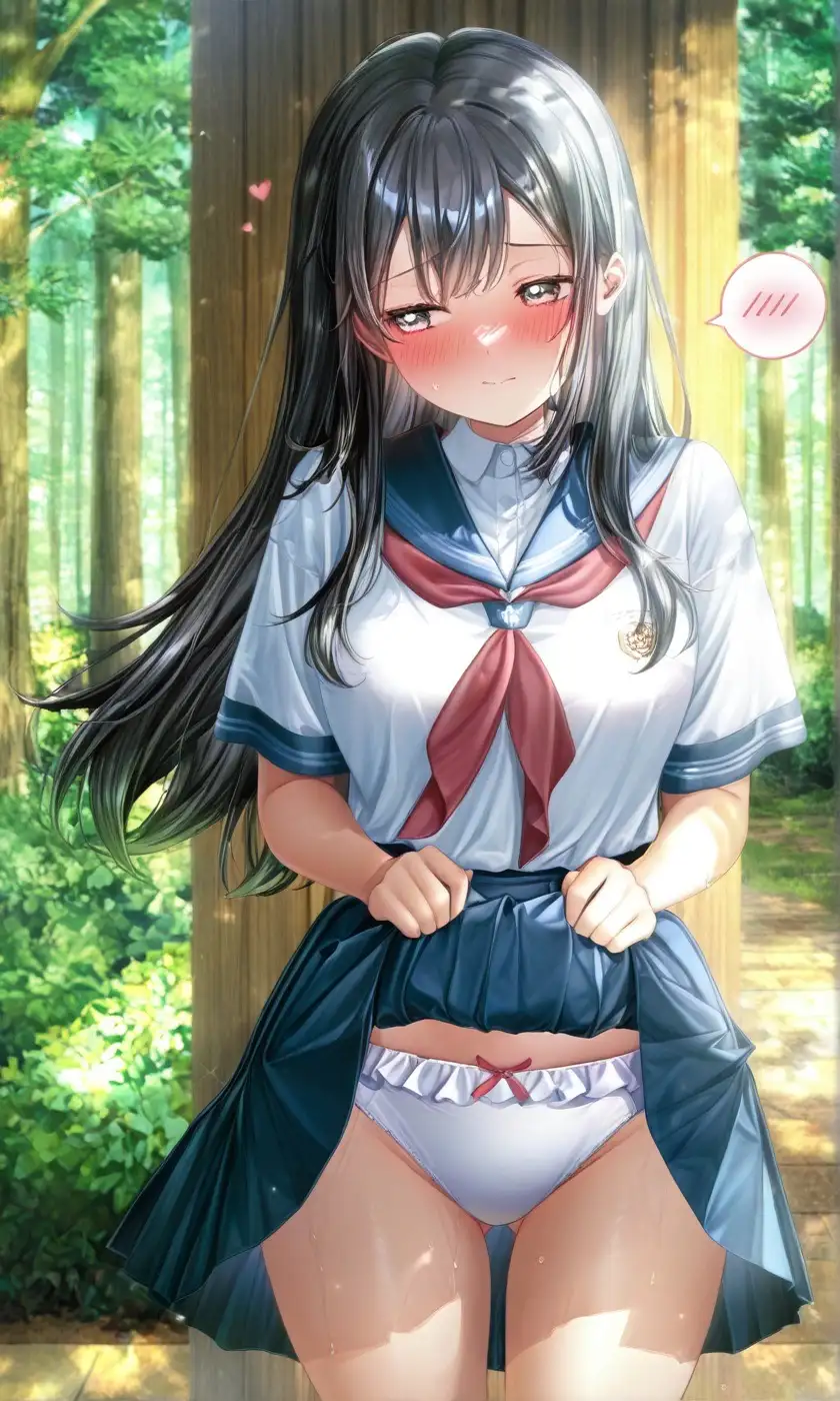 穂花ちゃんイラスト集【制服編】153枚 サンプル画像 2