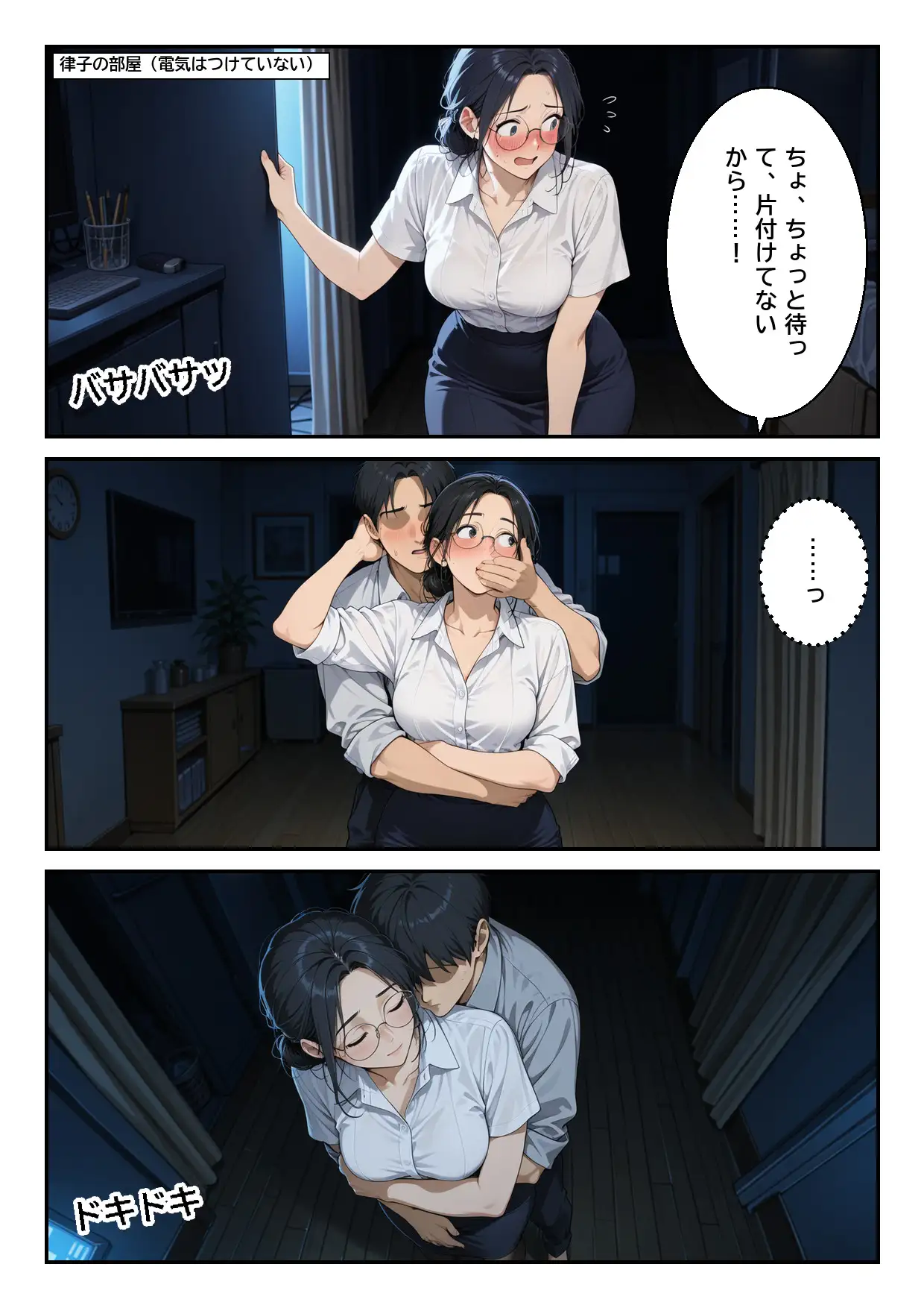 処理してない地味な先輩(34)が、年下の後輩に腋のニオイを嗅がれて全部見られた話 サンプル画像 8