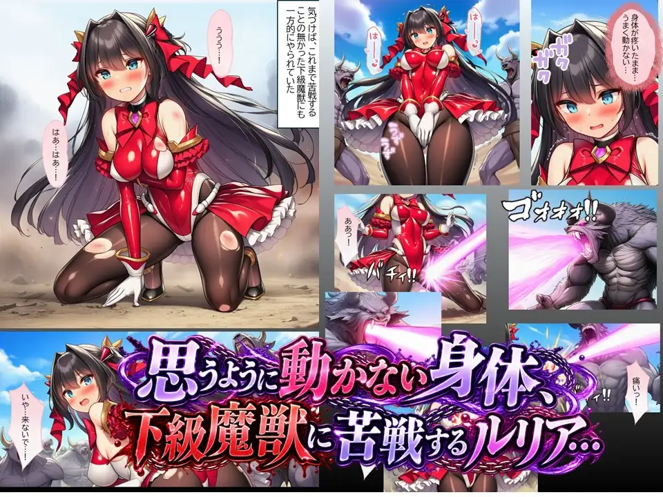 ルリアの陥落4~逃げられない戦い、捕縛~ サンプル画像1