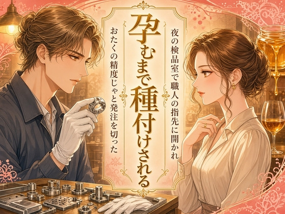 おたくの精度じゃと発注を切った町工場の後継ぎが唯一無二の部品を握る社長になり夜の検品室で職人の指先に開かれ孕むまで種付けされる調達課長の話♡♡♡