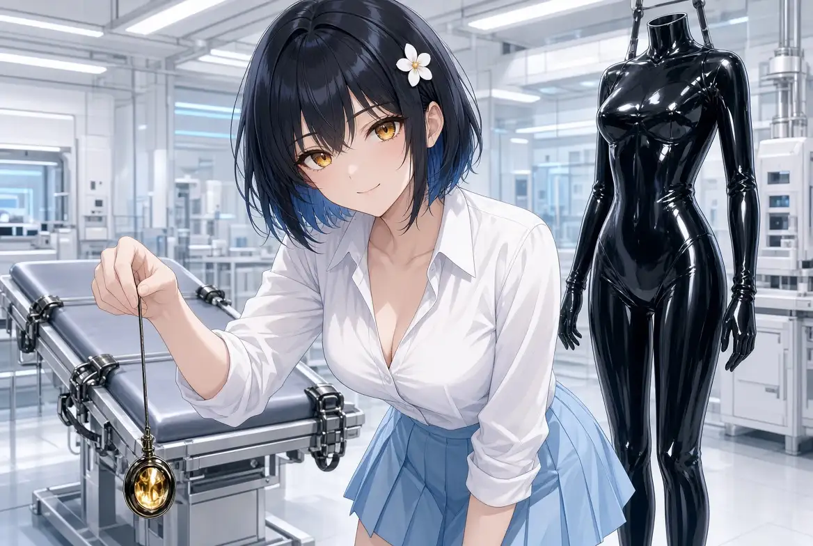 【TSF催眠】ゴムスーツに密閉されて、アンドロイドにイキ狂う〜男の体を封印され、少女型の機体に作り替えられる〜【アンドロイド改造】 サンプル画像 4