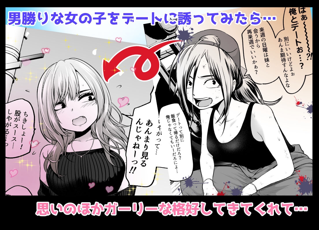 男勝りな女子が、俺の前だけ女になる。