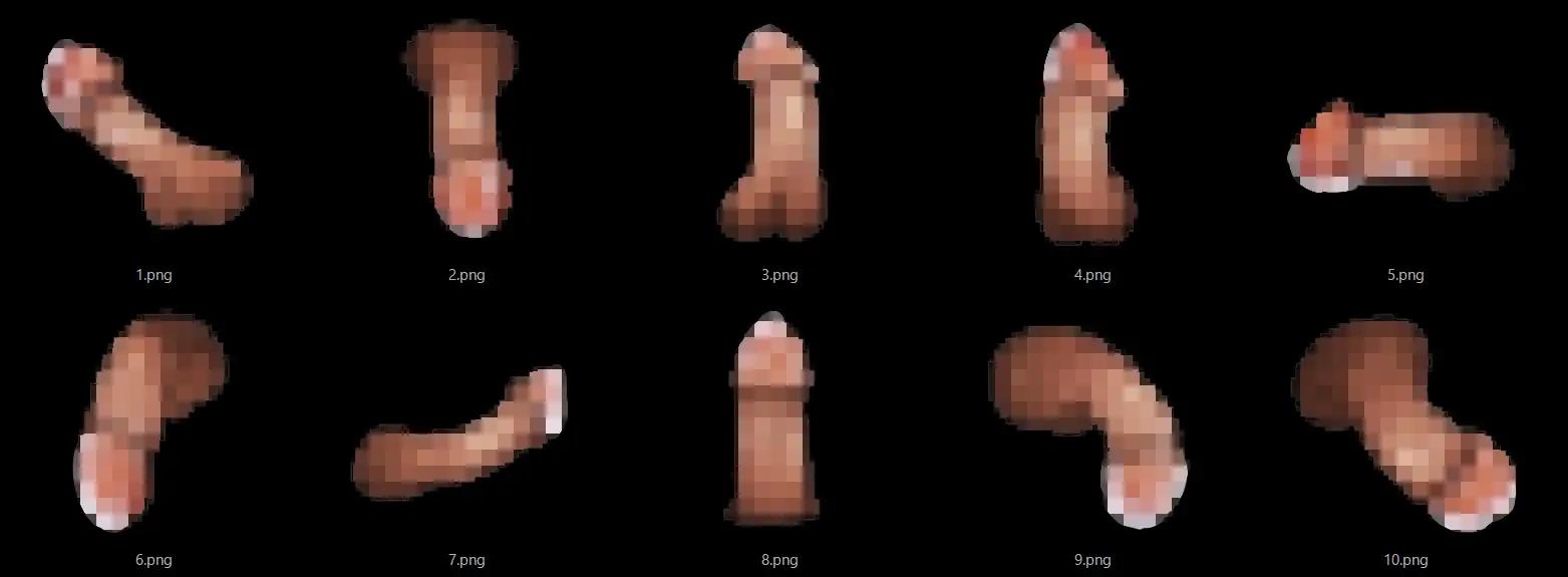 男性器素材2(精液あり) サンプル画像 3
