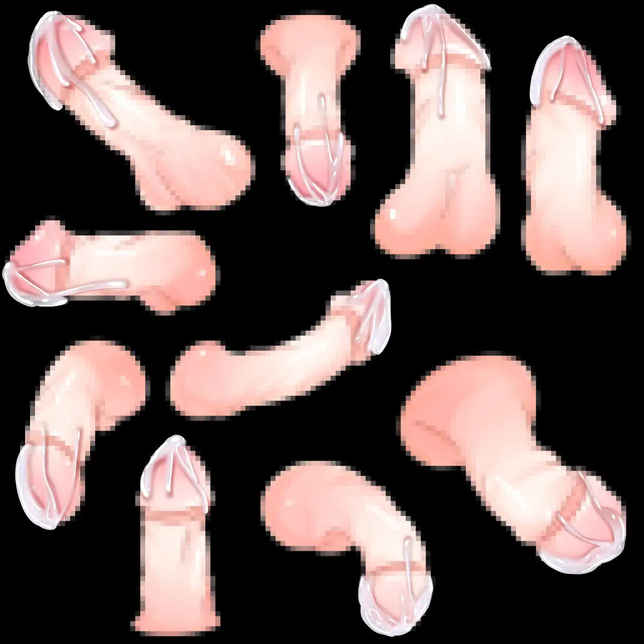 男性器素材2(色白)(精液あり) サンプル画像 2