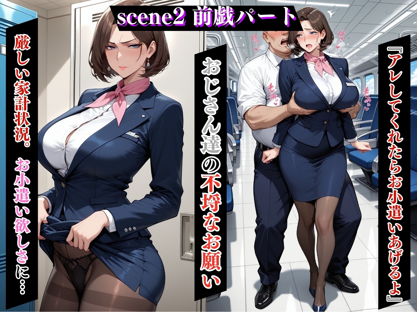 肉感人妻種付け〜むちむちキャビンアテンダント 淫乱ファーストクラス〜 6