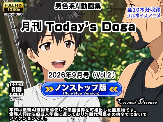 月刊 Today's Doga 2026年9月号(Vol. 2)【10作品・ノンストップ版】