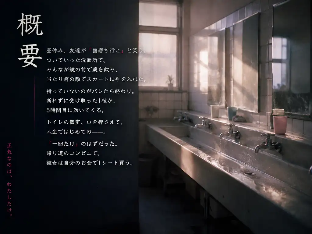 【常識改変×校則で媚薬必須】唯一正気だったJKが媚薬歯磨きをさせられ、放課後の隠れ倉庫でよだれ垂らして中出し懇願した結果、クラスで一番のちんぽ狂いに堕ちました。 サンプル画像 2