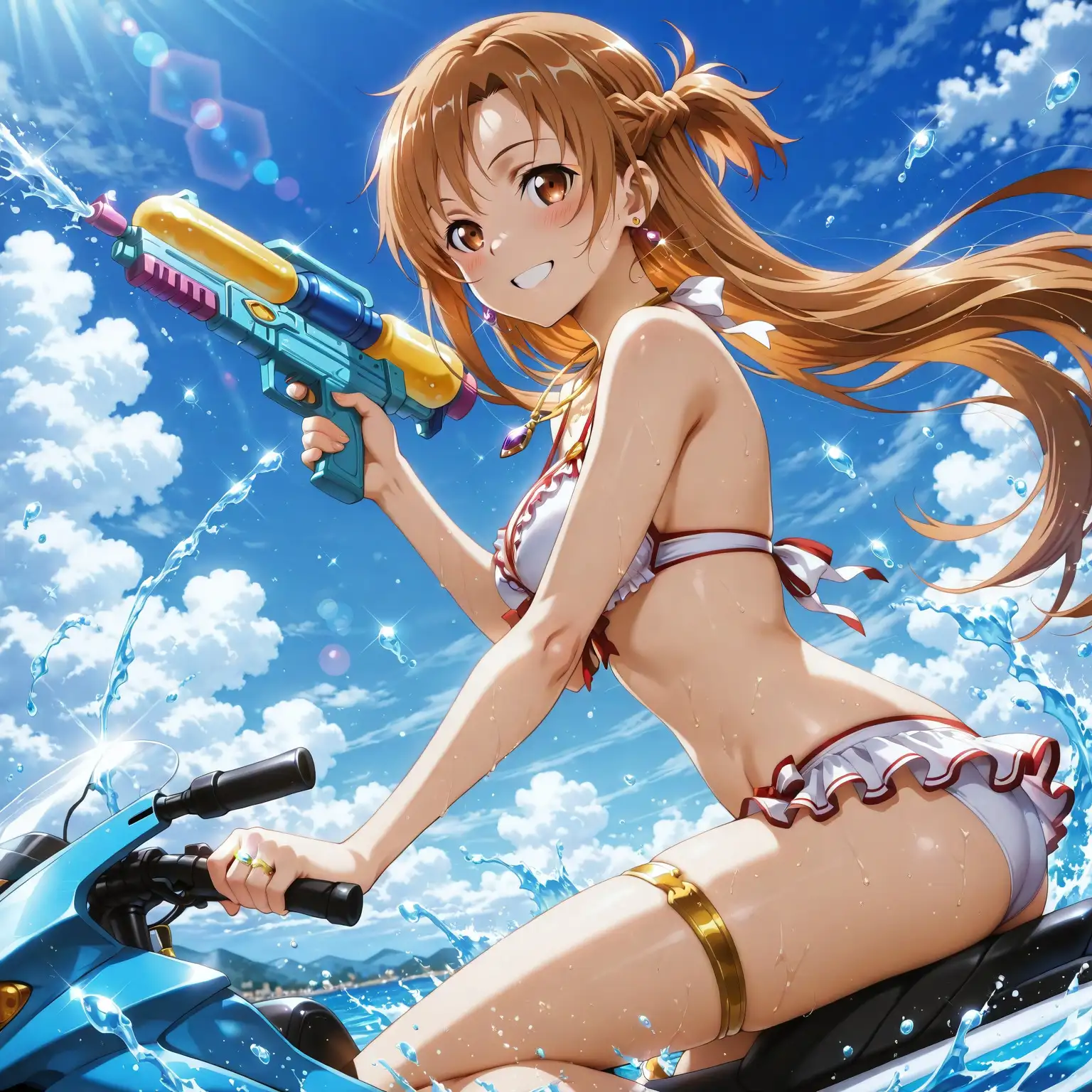 結〇明日奈と海で、ラブラブデート編 サンプル画像 2