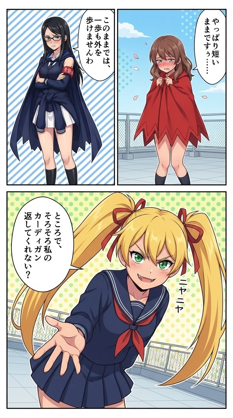 赤マントのアンコは目立ちたくない！ 第4巻 見られたら負け！? ～注目の怪人と短すぎるマント～-2