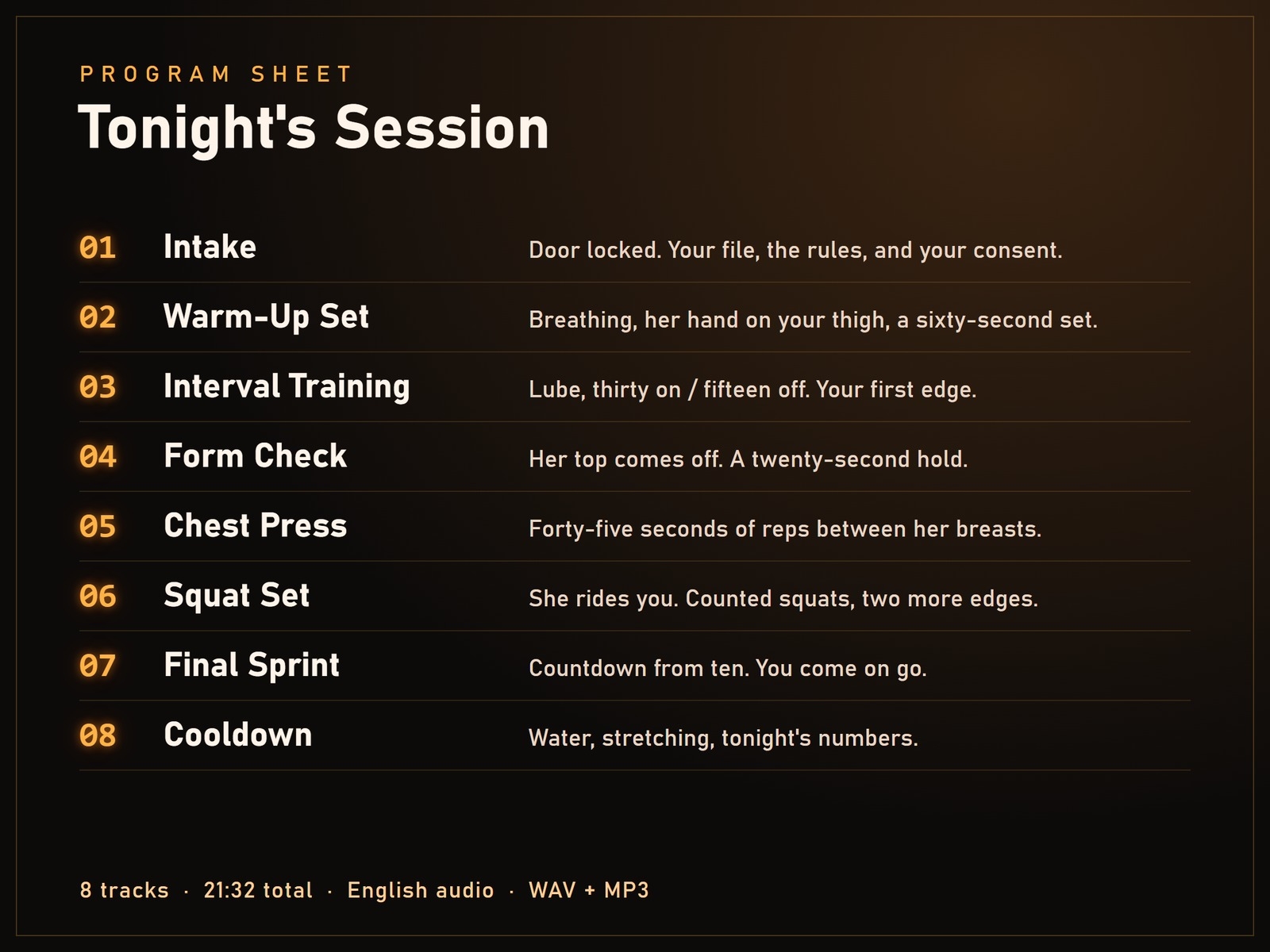 After-Hours Stamina Program: Edging Intervals with Your Personal Trainer