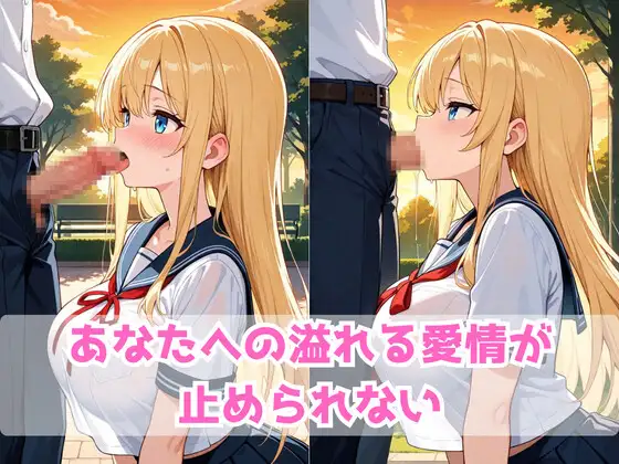 金髪巨乳彼女と野外羞恥えっち サンプル画像 3