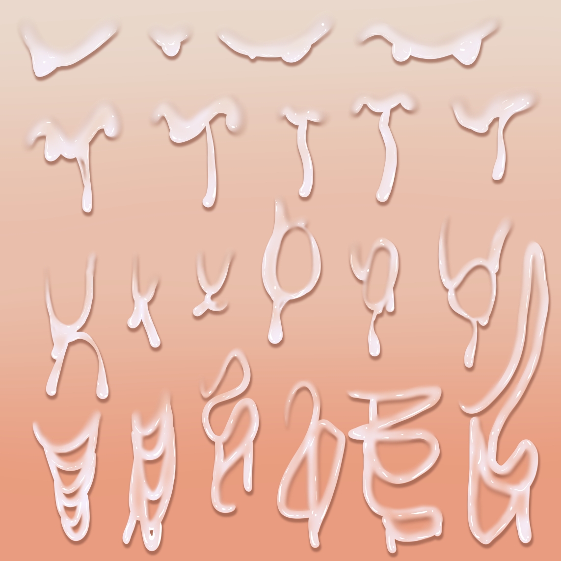 精液素材7