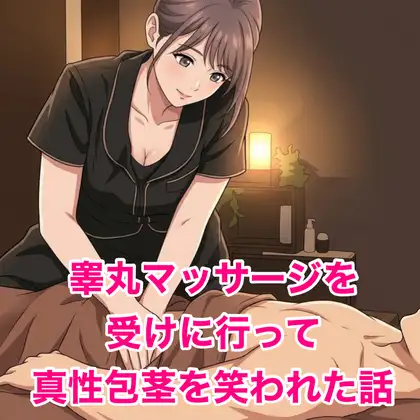 睾丸マッサージを受けに行って真性包茎を笑われた話 ジャケット画像