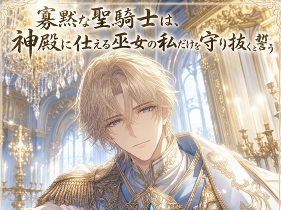 寡黙な聖騎士は、神殿に仕える巫女の私だけを守り抜くと誓う♡〜戒律を破ってでも君を選ぶ一途な溺愛〜【身分差/バイノーラル】-0画像