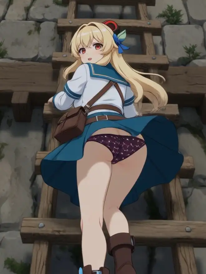 パンチラ好きの俺が異世界へ転生したらパンツ見放題だった件1 サンプル画像 3