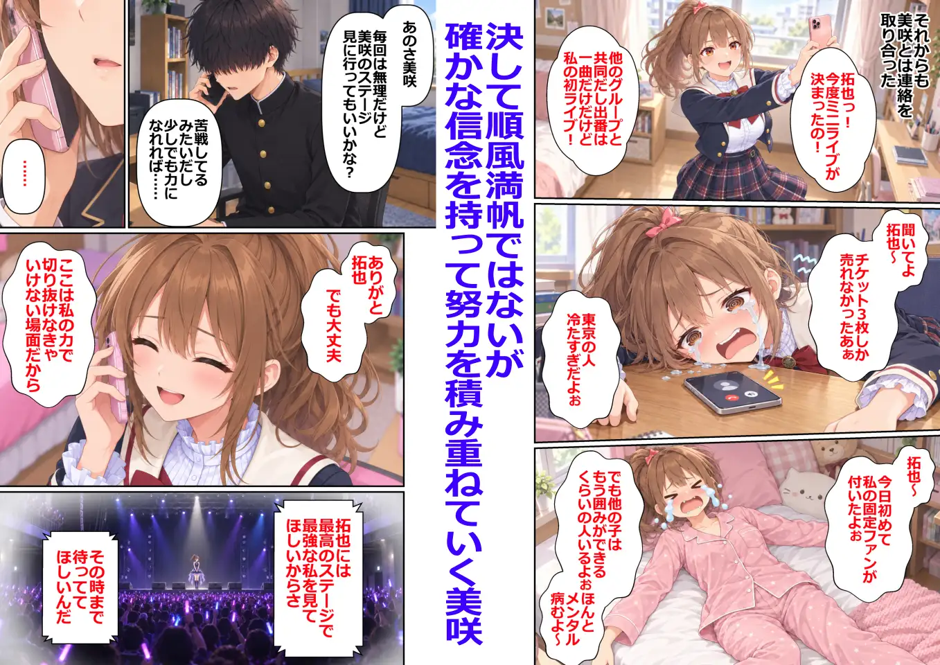 幼馴染がそこそこのアイドルになるまでに払った代償の記録 サンプル画像 4