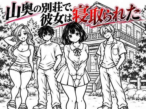 山奥の別荘で、彼女は寝取られた