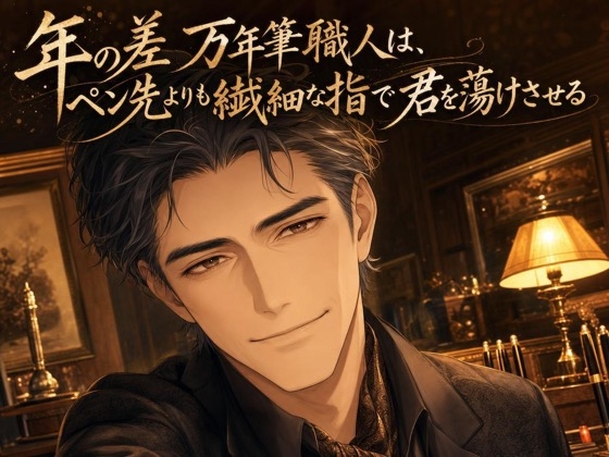 年の差万年筆職人は、ペン先よりも繊細な指で君を蕩けさせる♡〜大人の余裕で丁寧に綴る夜〜【年の差/溺愛/バイノーラル】-0画像