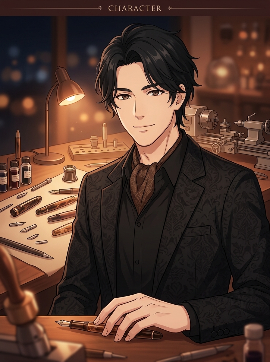 年の差万年筆職人は、ペン先よりも繊細な指で君を蕩けさせる♡〜大人の余裕で丁寧に綴る夜〜【年の差/溺愛/バイノーラル】-3画像