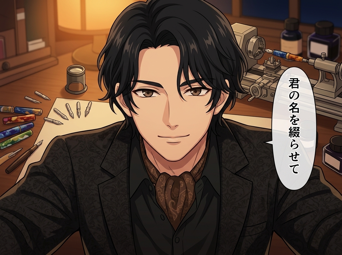 年の差万年筆職人は、ペン先よりも繊細な指で君を蕩けさせる♡〜大人の余裕で丁寧に綴る夜〜【年の差/溺愛/バイノーラル】-4画像