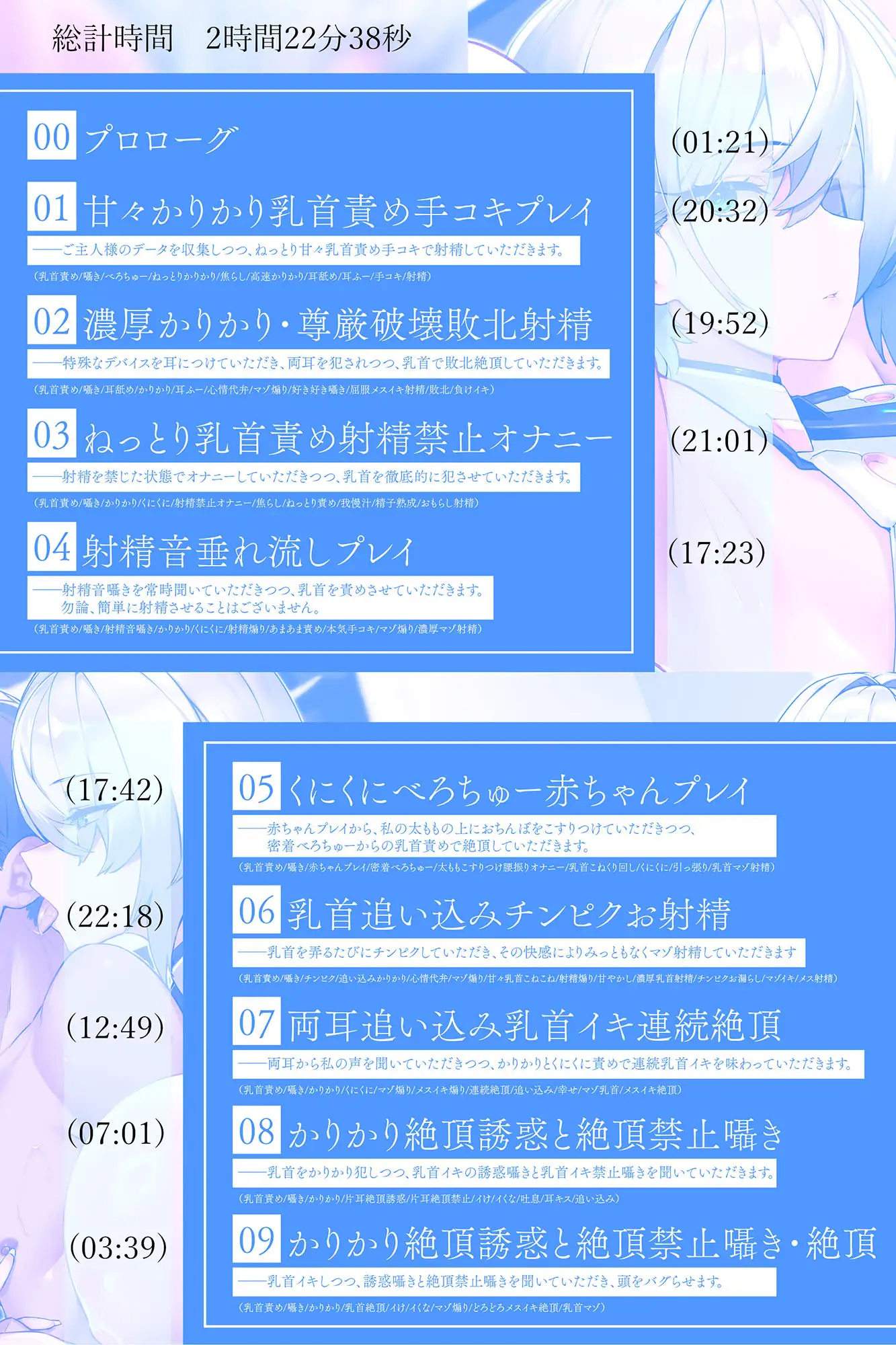 【乳首性感】 無表情アンドロイドお姉さんの徹底的乳首責めプログラム… 【乳首の快感でマゾ射精…♡】 サンプル画像5