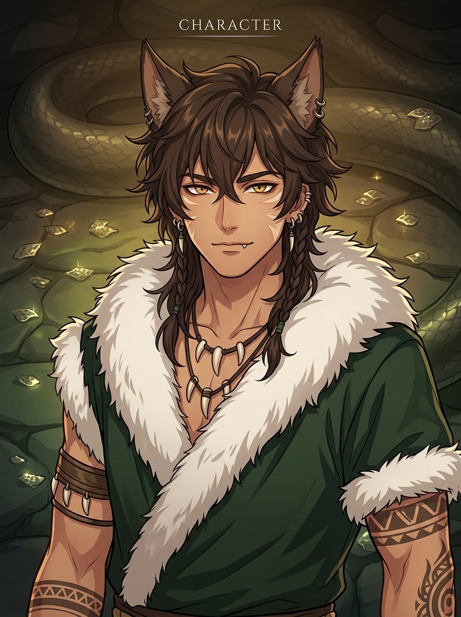 蛇獣人に絡め取られる夜♡〜長い舌と鱗がお前だけを味わい尽くす〜【獣人/本能/バイノーラル】-3画像