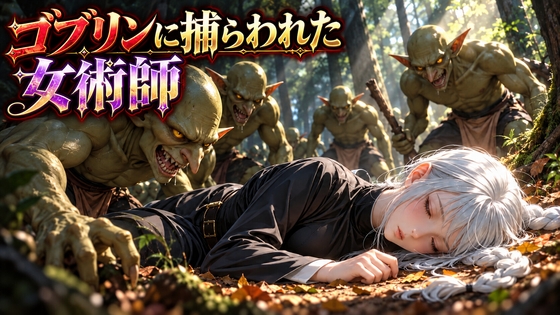 ゴブリンに捕らわれた女術師