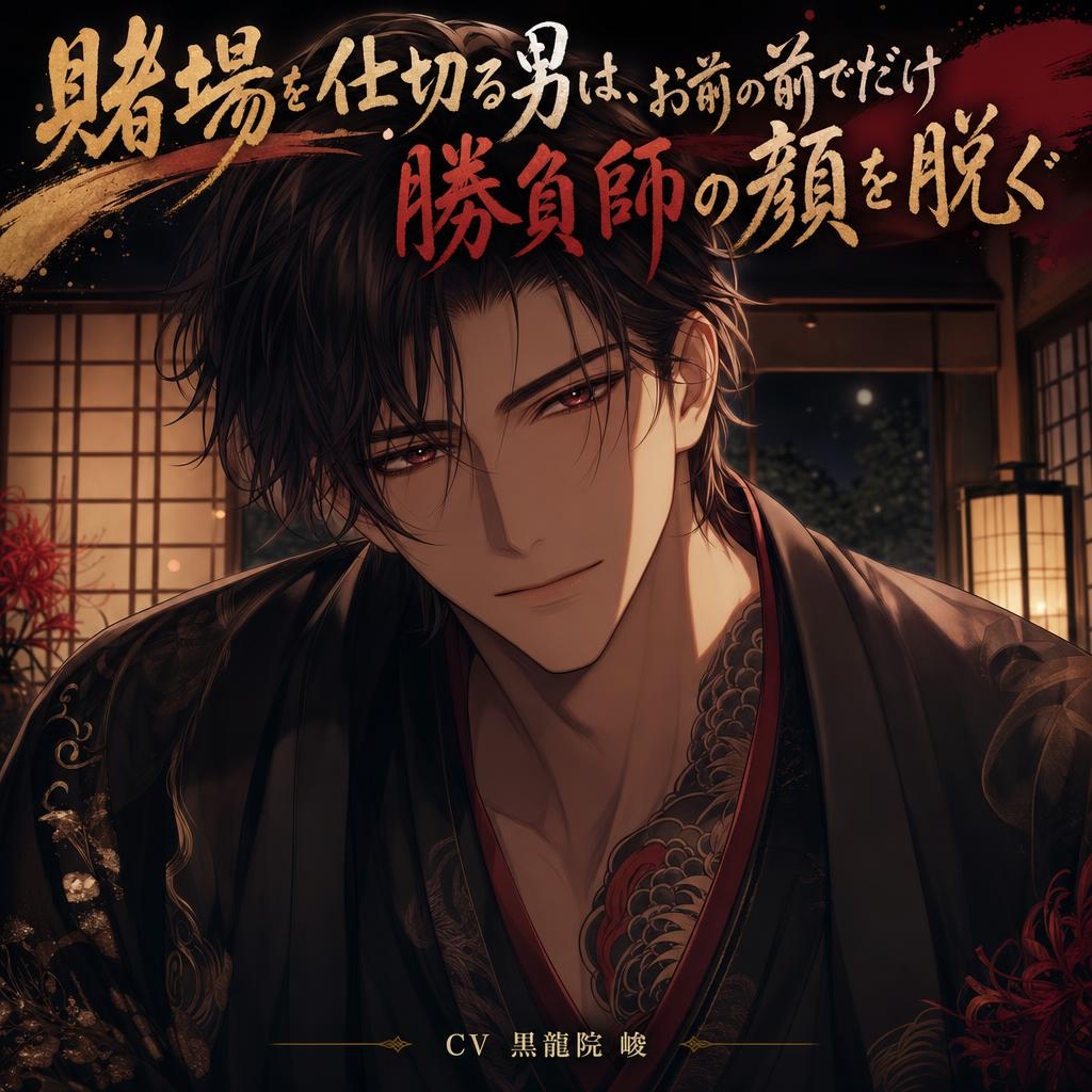 賭場を仕切る男は、お前の前でだけ勝負師の顔を脱ぐ♡〜非情な貸元が、お前にだけ甘い賭けを仕掛ける夜〜【極道/ギャップ/バイノーラル】-1画像